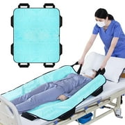 Multipurpose Positioning Bed Pad with Reinforced Handles, 500 LBS Load-Bearing Transfer Pad for Turning, Lifting & Repositioning, Washable Draw Sheet for Elderly Home & Hospital