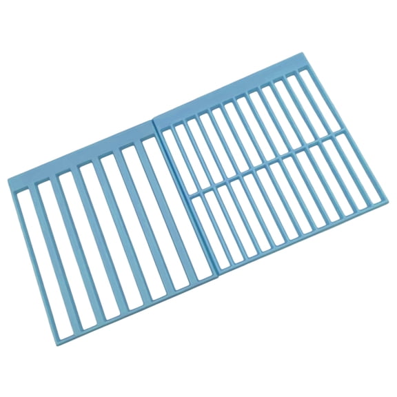 Multipurpose Printed Grids Rulers 2Pcs Sturdy Tool for Artistics and Creative Crafting