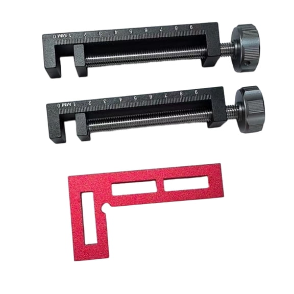 Multipurpose Professional Upgraded Aluminum G Clamp 5 Adjustable Positions Nonslip Design For Woodworking DIYer Projects