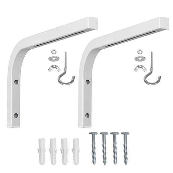 Multipurpose Projector Screen Ceiling Holders, Wall L Brackets with Adjustable Width for Home and Commercial Use