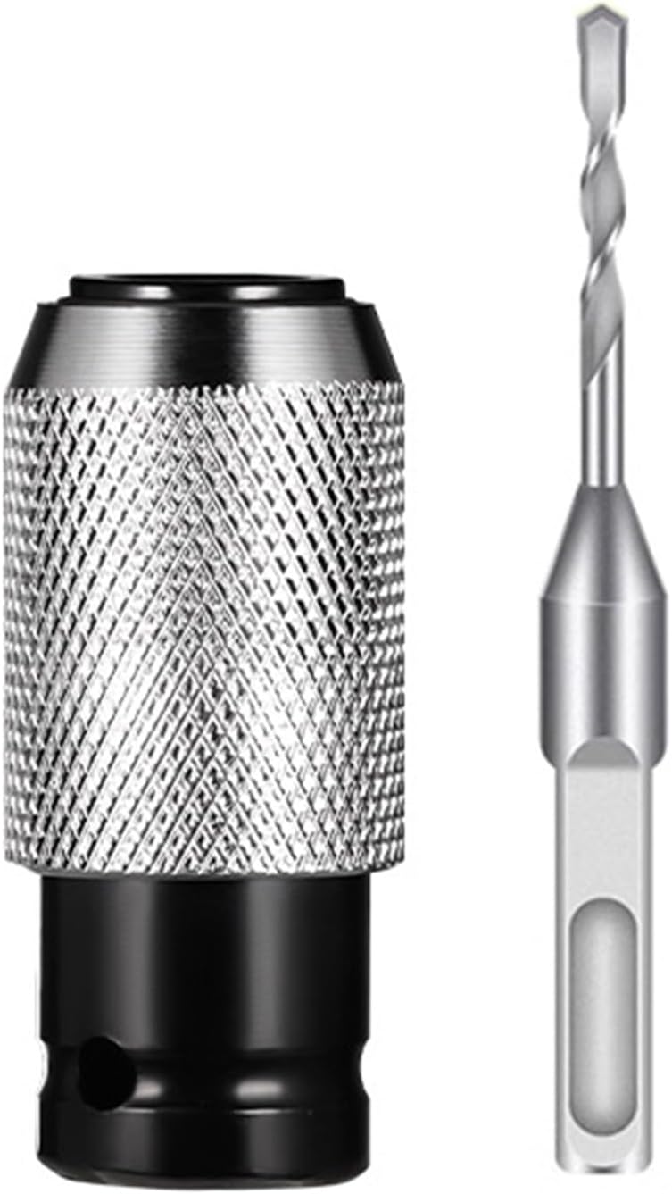 Rotary Hammer Adapter Kit – Turn Your Electric Wrench Into A Hammer Drill With 4 Impact Bits Rotary Hammer Adapter Kit – Turn Your Electric Wrench Into A Hammer Drill With 4 Impact Bits