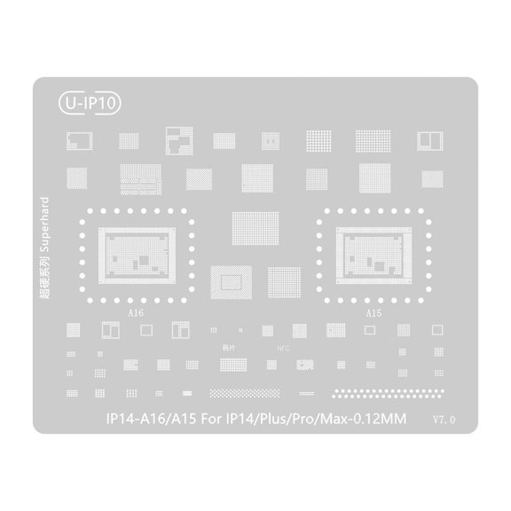 Multipurpose Reballing Stencil for 15 14 13 12 11 Series CPU Comprehensive Reballing Stencil Repair