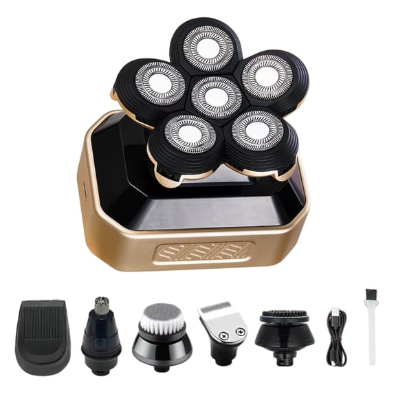 Multipurpose Rechargeable Hair Trimmer And Shaver Set Men 6 Floating Hair Trimmer For Personally Grooming