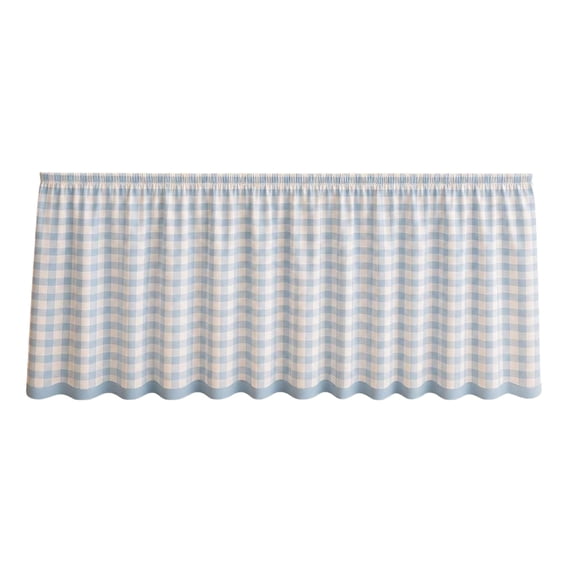 Multipurpose Rectangular Table Skirt, Teacher Desk Skirting Cover, Cabinet Hideaway Privacy Valance, 72×29 Inch Rod Pocket Decor Dust Curtain, Reusable Table Skirt for Workbench Office Decor