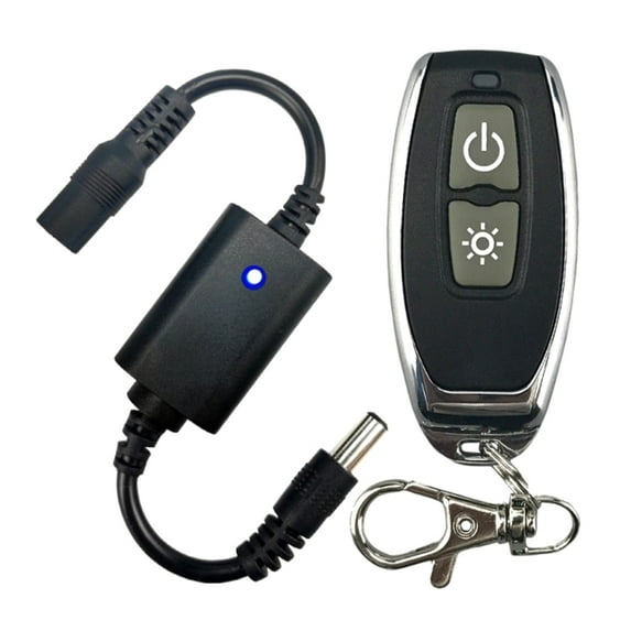 Multipurpose Remote Controllers Switches Receiver Set 3.7V 12V Power Adapter with Male Female Connectors Solution