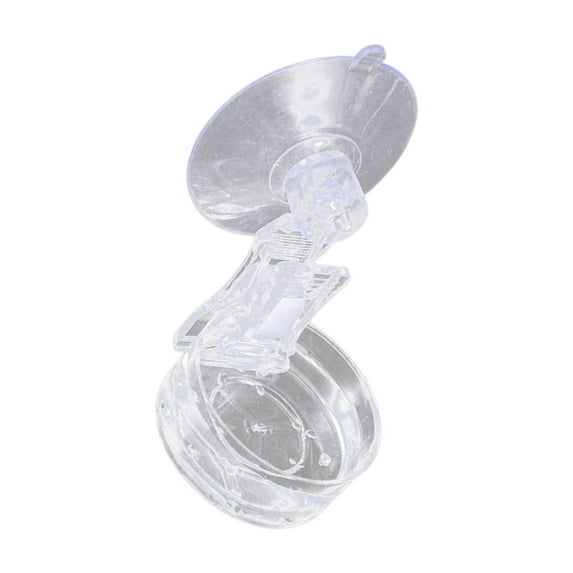 Multipurpose Reptiles Feeding Tray Drinking Bowl Plastic Construction Strong Adhesive Suction Cup For Terrarium Setups