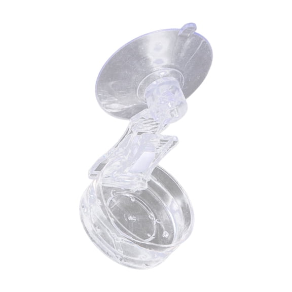 Multipurpose Reptiles Feeding Tray Drinking Bowl Plastic Construction Strong Adhesive Suction Cup For Terrarium Setups