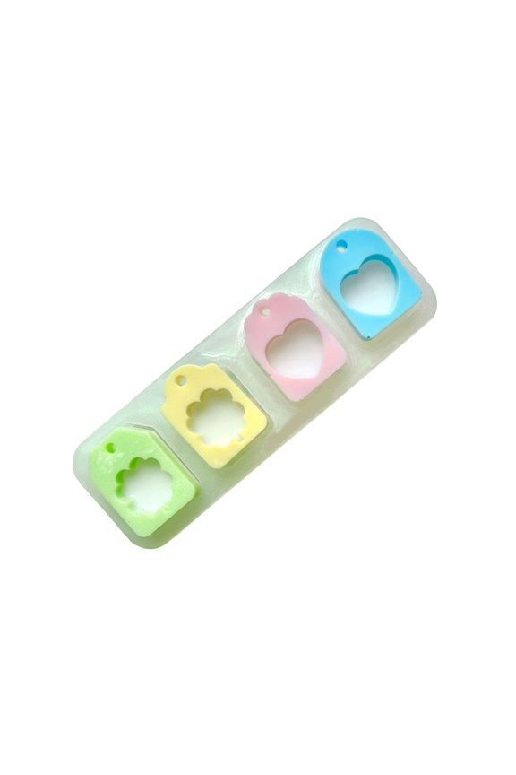 Multipurpose Resin Casting Molds Sturdy Silicone Pendant Molds for Ornaments and Keychain Creation