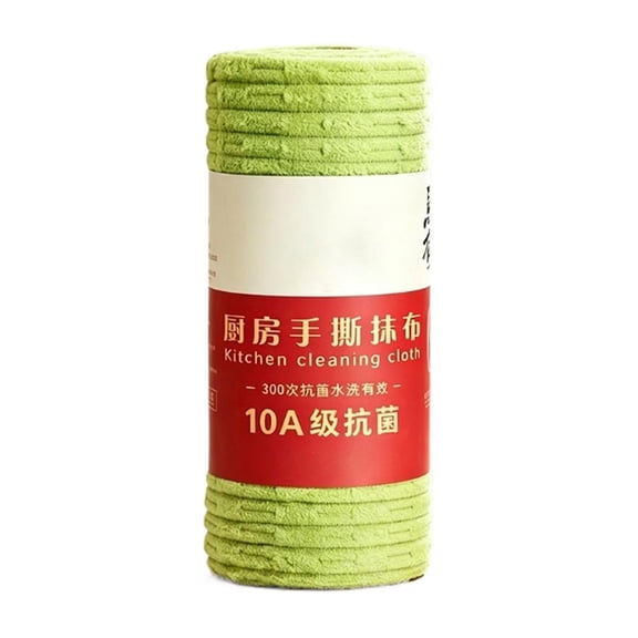 Multipurpose Reusable Tear-Off Cleaning Cloth Roll, 20 Pack Ribbed Microfiber CleaningCloth, Absorbent & Lint Free, Streak-Free for Cleaning Cars, Kitchen, Window, Home and Shop