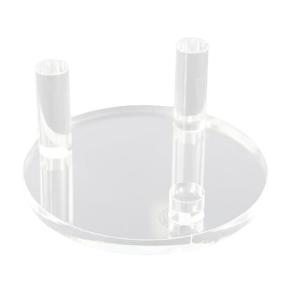 Multipurpose Round/Square Acrylic Easel Stand for Crystal Fossils Transparents Collectible Mineral Display Rack