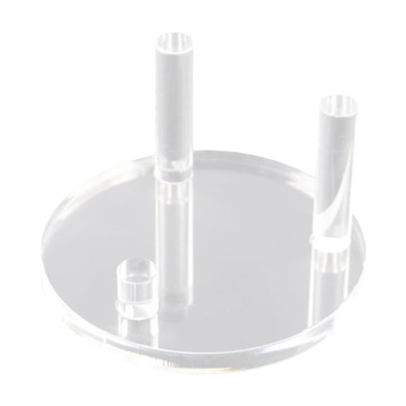 Multipurpose Round/Square Acrylic Easel Stand for Crystal Fossils Transparents Collectible Mineral Display Rack