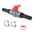 thumbnail image 1 of Multipurpose Round Valves With Barbed Hose Connectors 25mm Nozzles and 1Inch Internal Thread Accessory for Plumbing, 1 of 8