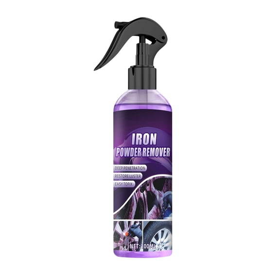 Multipurpose Rust Remover Spray 3.4 oz Mini Metal Cleaner and Polisher for Car Wheels, Stainless Steel Faucets, and Hardware