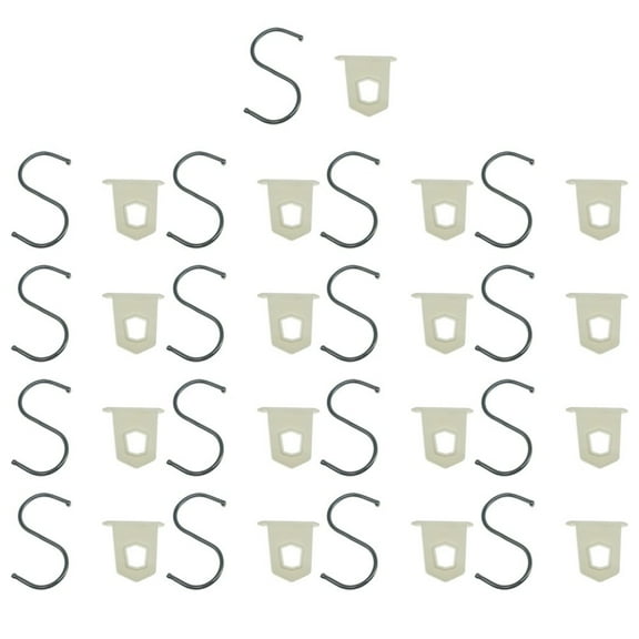 Multipurpose Rv Awning Hooks 14 Set Roller Rod Quick Hook For Camping Tent