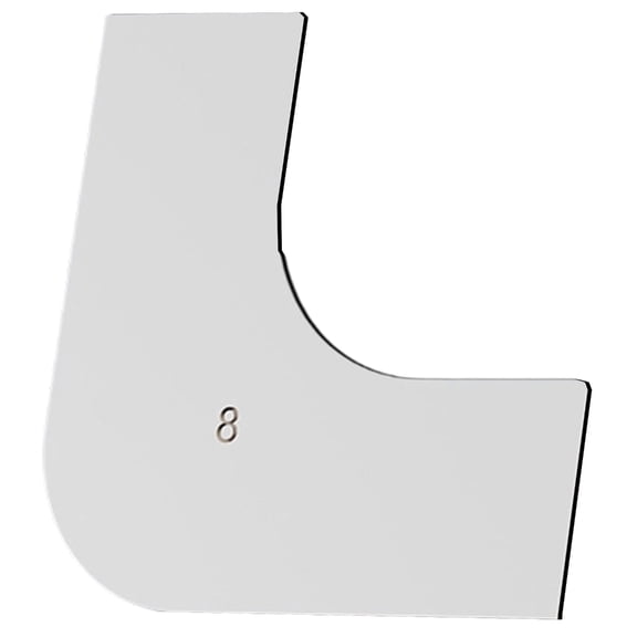 Multipurpose Scraper Concrete Trowel Rounded Corners Drywall Taping Tool for Wall Paint Removal and Surfaces Preparation