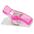 thumbnail image 1 of Multipurpose Sewing Clips, 1 Pc Plastic Clips, Premium Quilting Accessories - Assorted Colors Fabric Clips for Sewing Supplies and Crafting Tools, 1.06x0.39x0.55 Inch, Hot Pink, 1 of 9