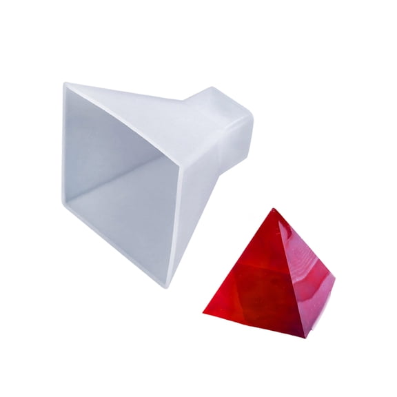 Multipurpose Silicone Pyramid Mold For Resin Soap Making Reusable Crafting Supplies Jewelry Making Tool