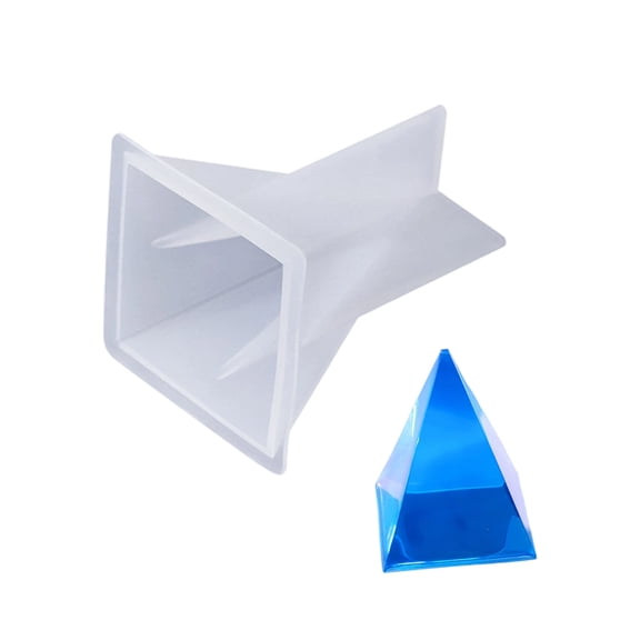 Multipurpose Silicone Pyramid Mold For Resin Soap Making Reusable Crafting Supplies Jewelry Making Tool
