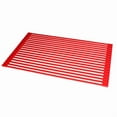 thumbnail image 1 of Multipurpose Silicone Roll-up Dish Rack 20-3/8 Inch Silicone Multipurpose Roll-up Dish Rack For Stainless Steel Kitchen / Island / Bar Sinks Red, 1 of 5