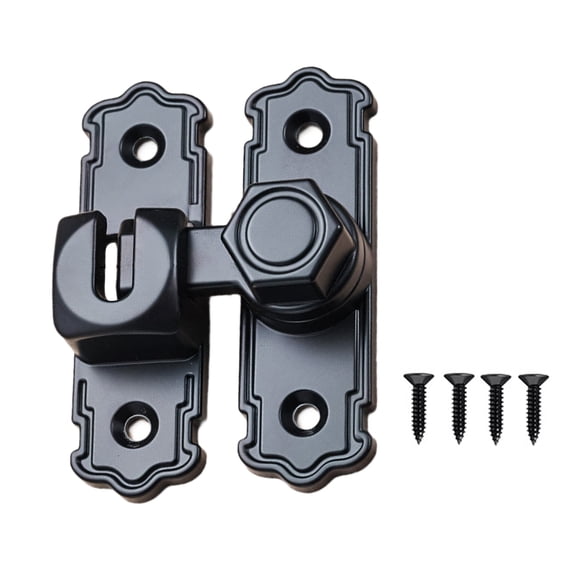 Multipurpose Sliding Swing Bolt Lock Compact Not Pry Security Latches Quick Fixing for door gate & Storage Cabinets