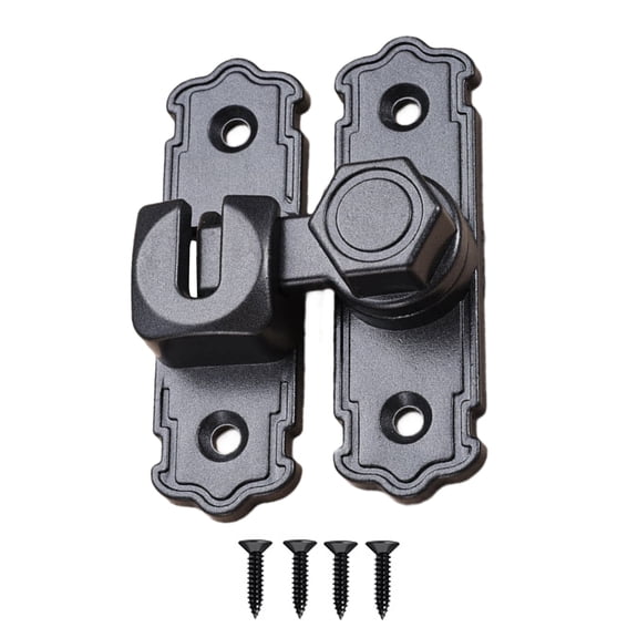 Multipurpose Sliding Swing Bolt Lock Compact Not Pry Security Latches Quick Fixing for door gate & Storage Cabinets