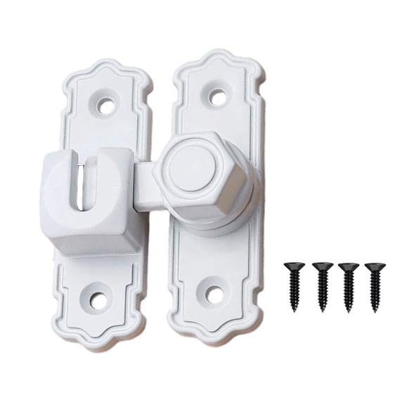 Multipurpose Sliding Swing Bolt Lock Compact Not Pry Security Latches Quick Fixing for door gate & Storage Cabinets