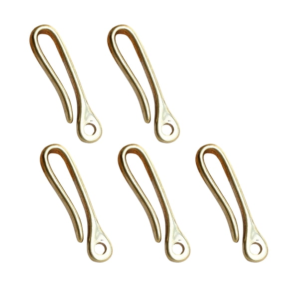 Multipurpose Solid Brass Keychain Hook Convenient for Men Women Featuring Reinforced Shackle and Belt Accessory