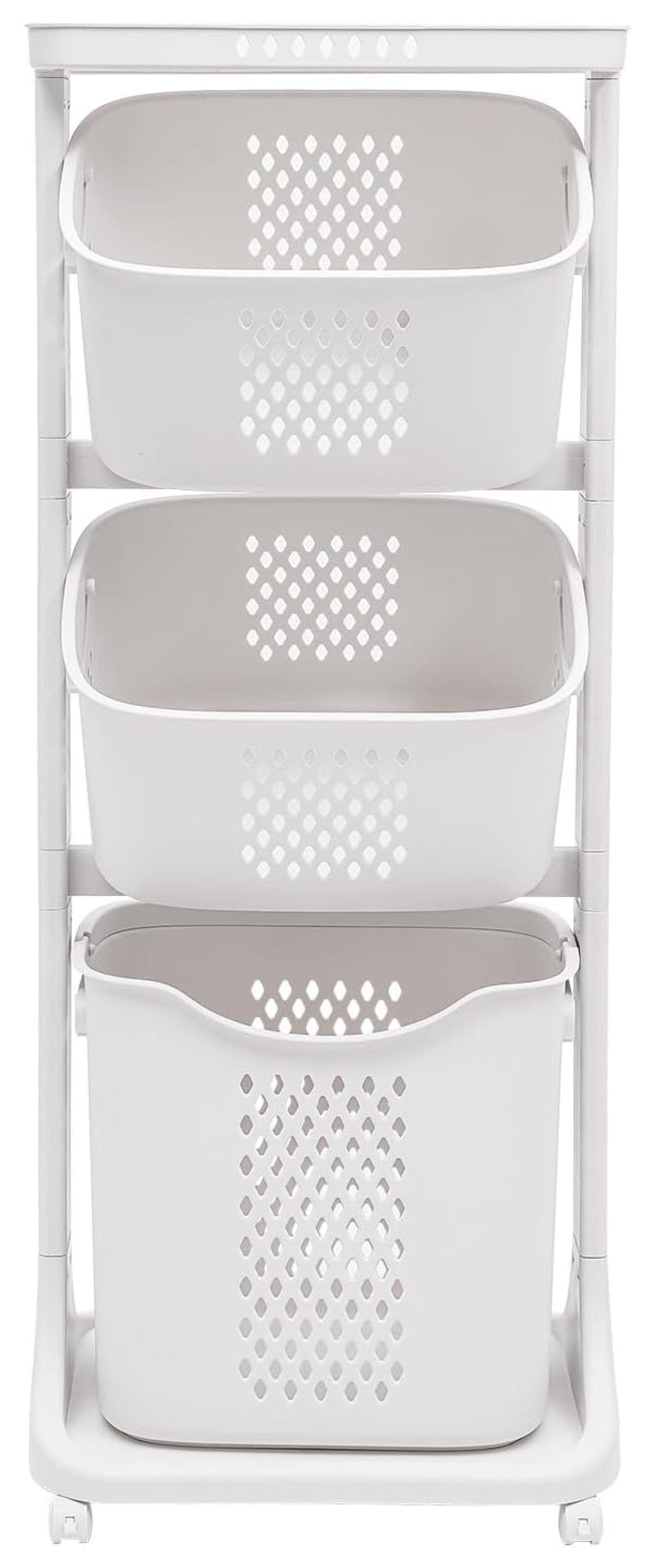 Multipurpose Sorter Basket, 3 Tier Laundry Hamper Basket Sorter