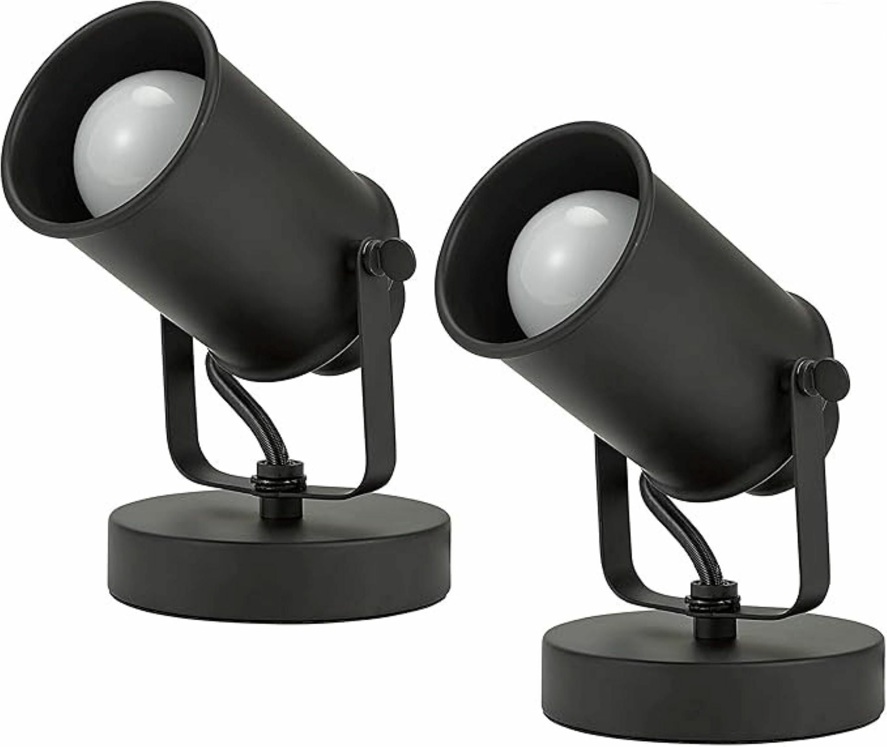 Catalina Lighting Multipurpose Spotlight 6.25'' Set of 2 Portable Desk Wall Mount Adjustable Accent Lamps Transitional Floor Light Fixture for Hallway, Desk, Living Room or Bedroom, Oil Rubbed Bronze