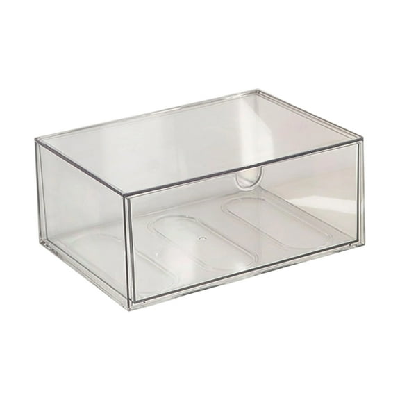 Multipurpose Stackable Plastic Storage Bins Storage Drawers For Kitchen Countertops Closet Shelves Pack Of 1 Unit