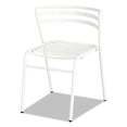 thumbnail image 1 of Safco CoGo Steel Outdoor/Indoor Stack Chair, White, 2/Carton, 1 of 4