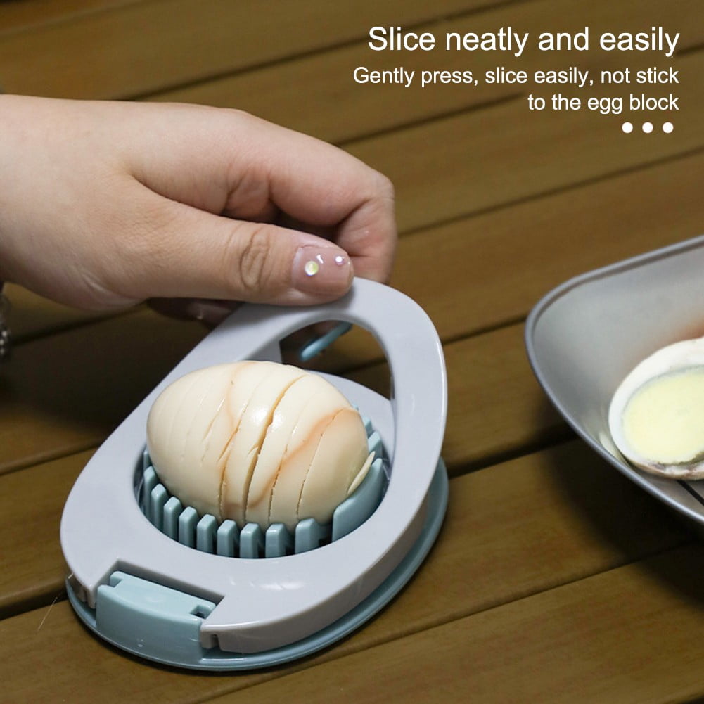 Multipurpose Stainless Steel Egg Slicer for Hard Boiled Eggs, Kitchen