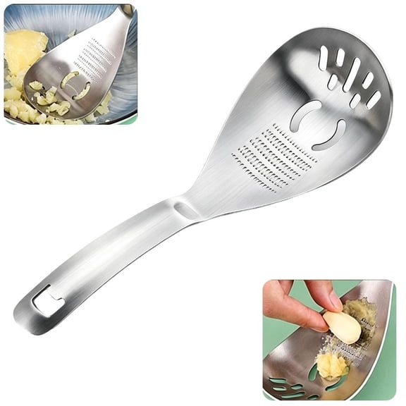 Multipurpose Stainless Steel Kitchen Spoon, 5-in-1 Cooking Slotted Utensils