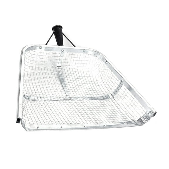 Multipurpose Stainless Steel Soil Sifter Farm Sieve Strainer Tool Feature 1.2cm Meshes Design For Quick Debris Removal