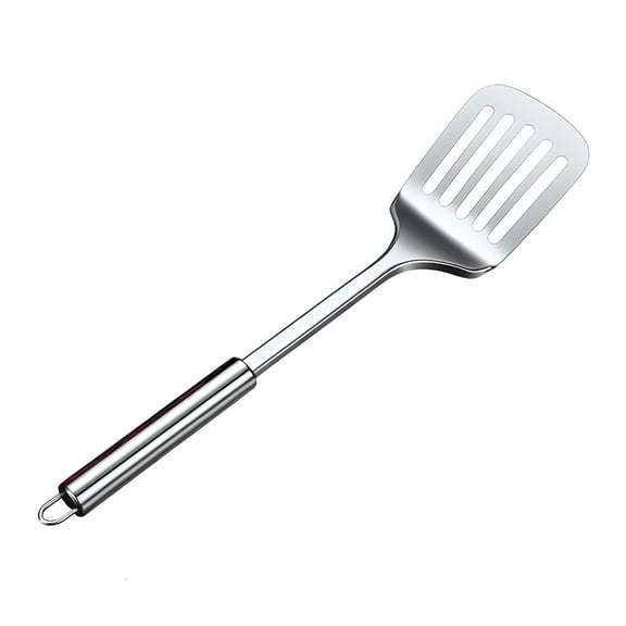Multipurpose Stainless Steel Spoon For Efficient Draining Easy To Clean Gadget For Indoor And Outdoor Cooking