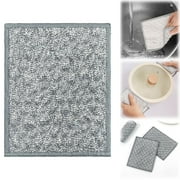 Multipurpose Stainless Steel Wire Dishcloth Reusable Non Scratch Metal Scrubbing Sponge