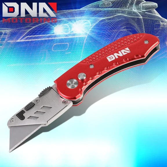 Multipurpose Steel Frame Folding Locking Pocket Utility Knife W/10 Spare Blades