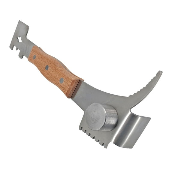 Multipurpose Steel Hive Tools with Wooden Handle ,Beekeeping Hive Scraper Tool