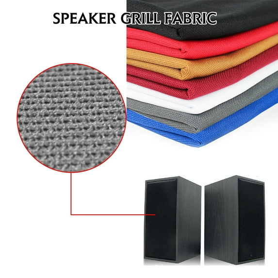 Multipurpose Stereo Speaker Grill Cloth Fabric Light Soft Texture Fade Resistant 54Width