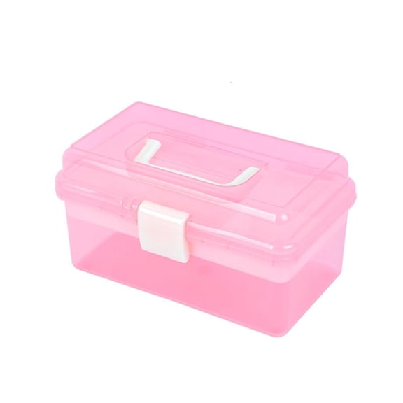 Multipurpose Storage Box with Compartments Art Large Capacity Box for Organizing Small Item