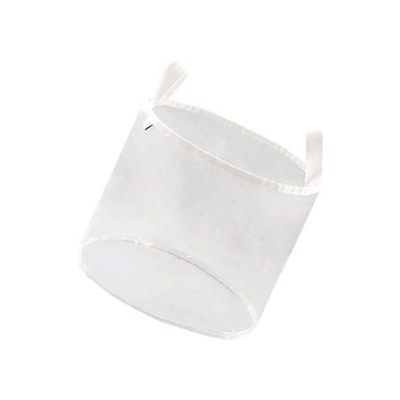 Multipurpose Storage Container with Handles, Foldable Clear PVC for Bedroom Bathroom