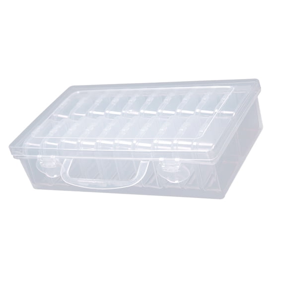 Multipurpose Storage Solution 20Pcs Clear Plastic Boxes Stackable Craft Organizers for Projects Gear Small Accessories