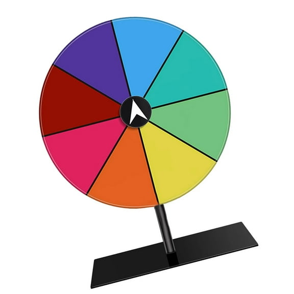 Multipurpose Sturdy Base Tabletop Roulettes Wheel Home Accessory for Party Game and Interactive Learning Experiences