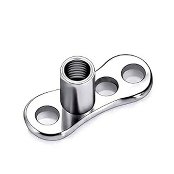 Multipurpose Sturdy Implant Grade Steel Materials Dermal Anchors Body Jewelry Statement Pieces for Piercing Wear