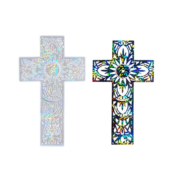 Multipurpose Sturdy Silicone Crosses Plaster Holder Mould Set Portable for Resin Plaster Craft Supplies Assorted Sizes