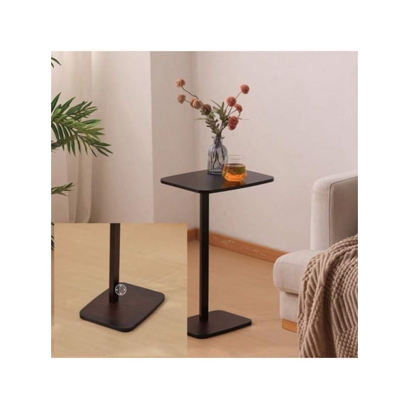 Multipurpose Tea Table Bedside Stand - 3-In-1 Bamboo Sofa Side Table With Tray, Living Room Organizer (Tea Table Color)