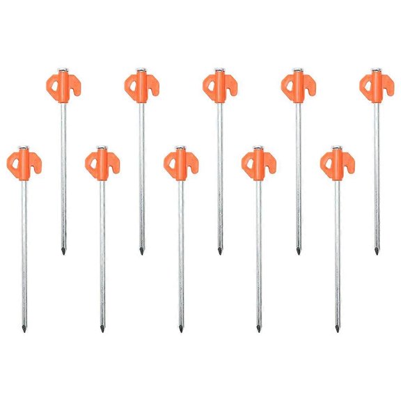 Multipurpose Tent Stakes Windproof Function 10Pcs For Outdoor And Beach Activities
