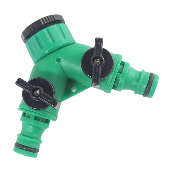 Multipurpose Three Way Water Connector with Built In Switchs Valves Suitable for Farm Irrigation Home and Industrial Use
