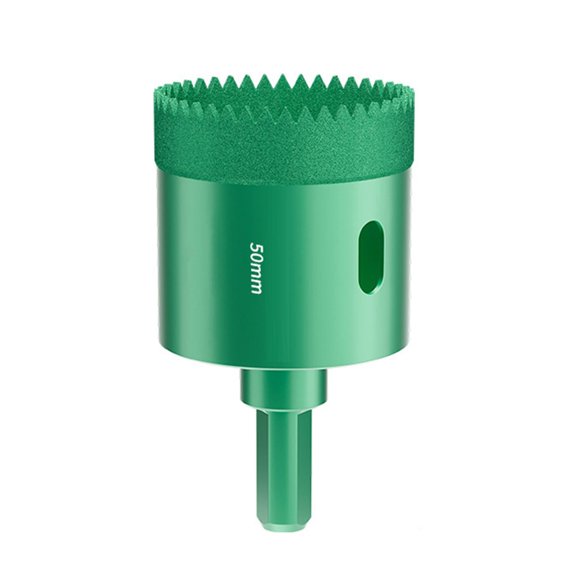Multipurpose Tile Drill Bit Serrated Edges Serrated Dry Drilling Hole Opener Effortlessly Drilling into Ceramic Glass