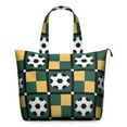 thumbnail image 1 of Multipurpose Travel Tote Bag with Basketball Soccer Designs Lightweight Weekender Bag with Multiple Pockets, Perfect for Team Training Weekend Getaways, 1 of 5